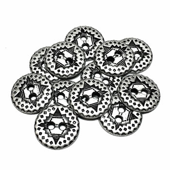 M-1234-D - Metal 2-Hole Shirt Button, Priced per Dozen M-1234-D - Metal 2-Hole Shirt Button, Priced per Dozen
